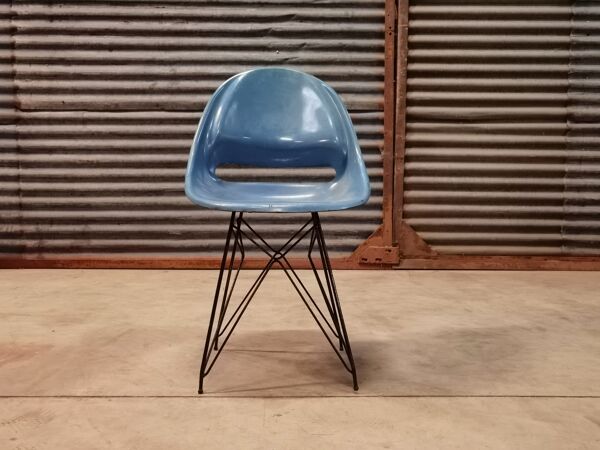 Chaise bleue Miroslav Navràtil pour Vertex 1959