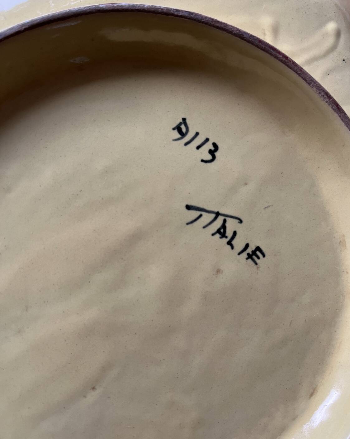 Ceramic bowl ITALY Vintage Deruta