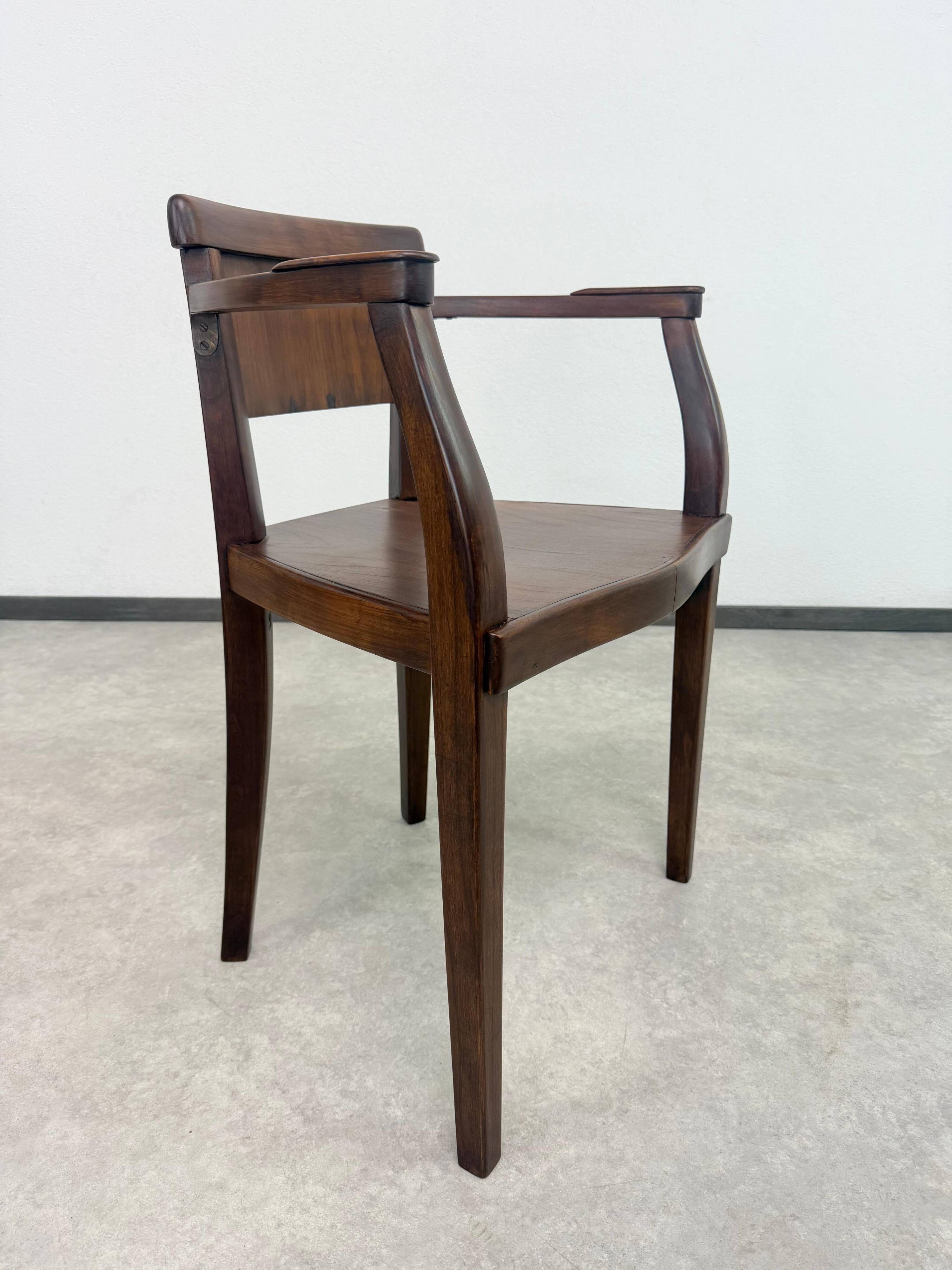 Set of 4 Art Deco armchairs