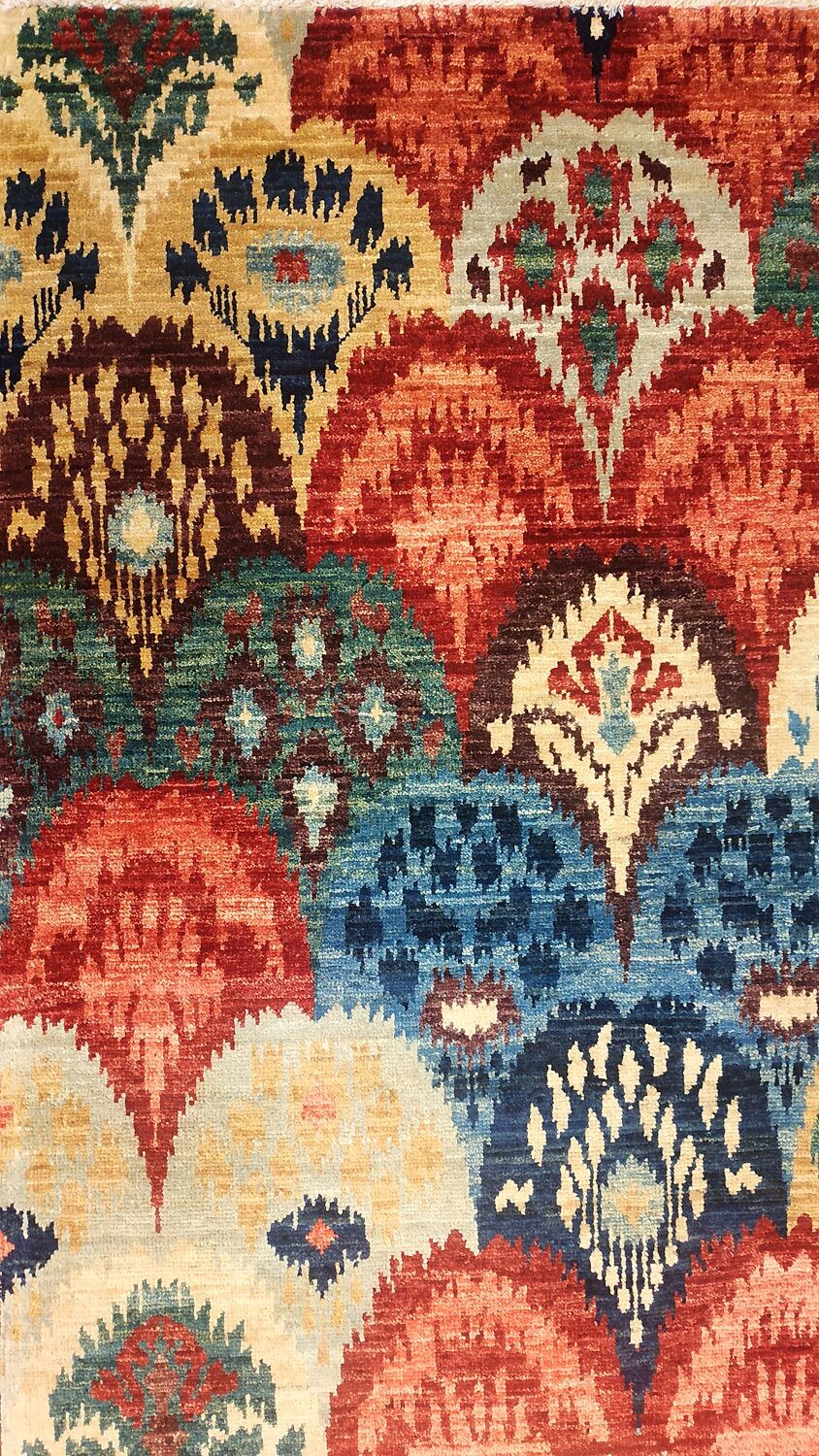 Carpet "peacock" living room
