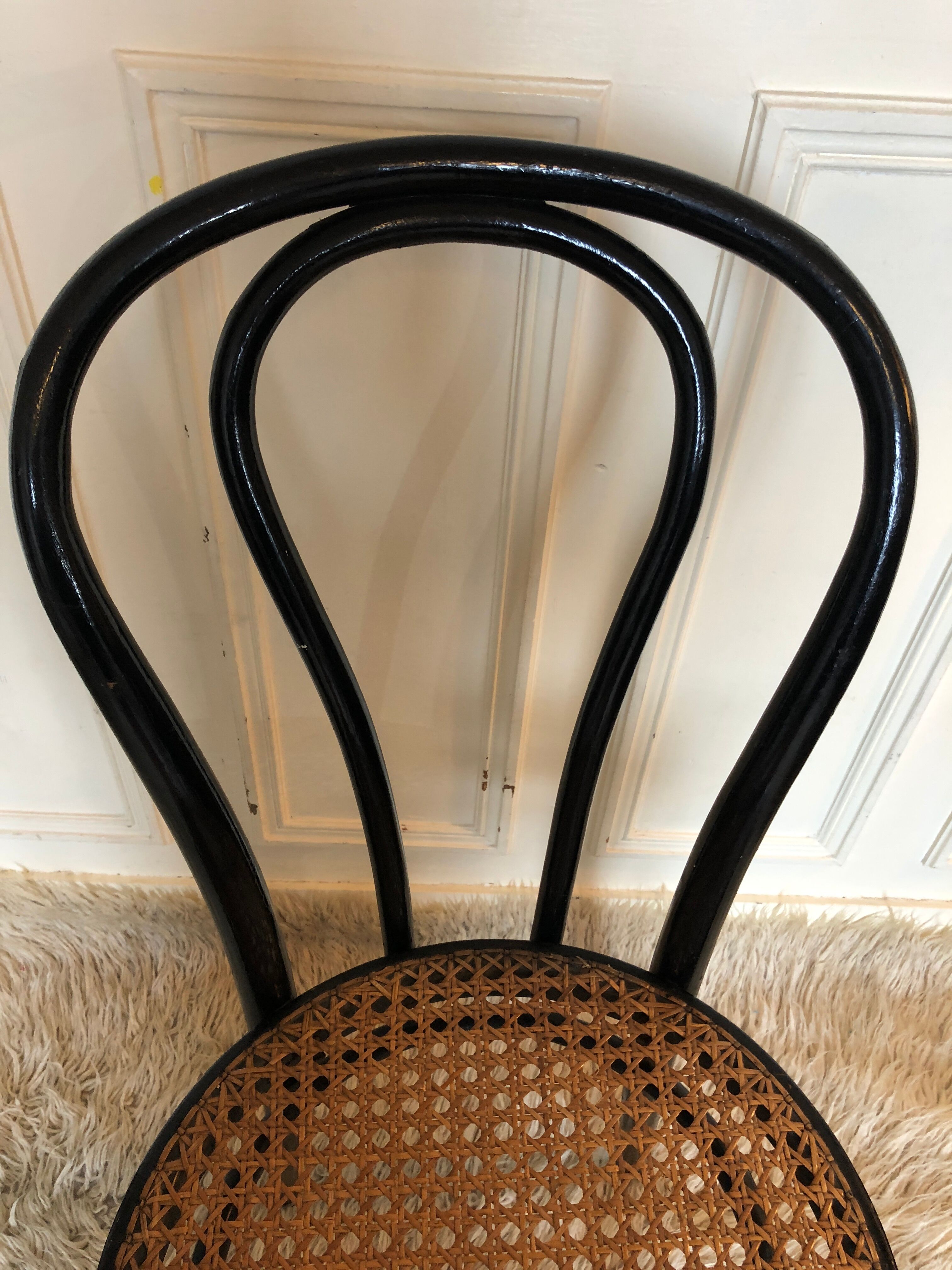 Set of 2 chairs thonet cane