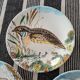 6 plates Gien 80s "Chambord"
