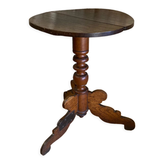 Table guéridon en bois Louis Philippe d’époque XIXème