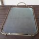 Glass and metal tray "Le France"