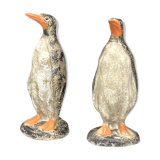 Pair of ancient garden statues