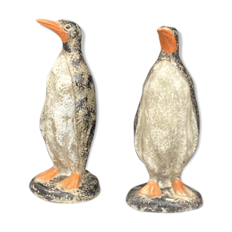 Pair of ancient garden statues