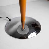 Liner lamp 1980 wood and chrome