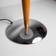 Liner lamp 1980 wood and chrome
