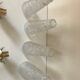Pair of vintage brass double wall light design 60 years