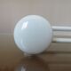 Coat rack 3 patères in white lacquered metal 70s