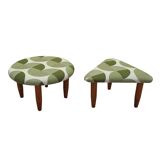 Set of two footstools, Danish design, 1990s, production: Denmark