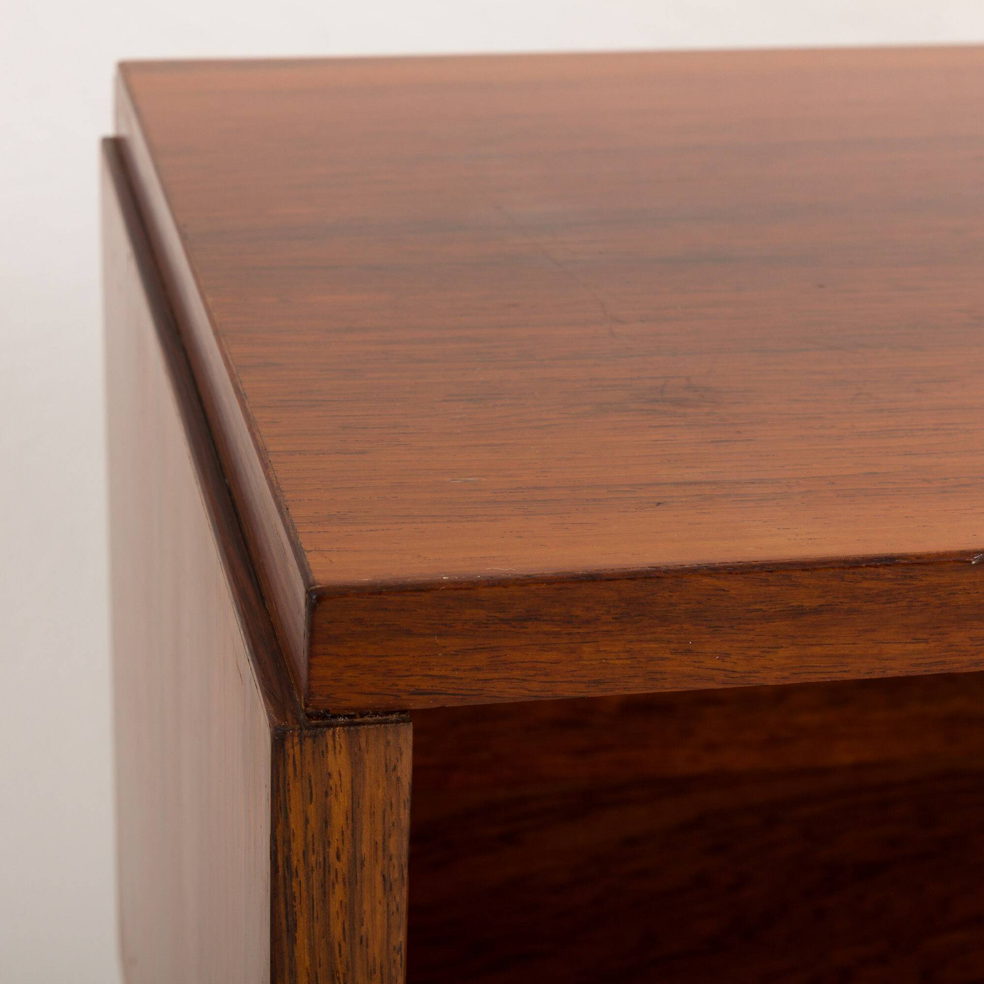 Bureau ou console en palissandre italien du milieu du siècle