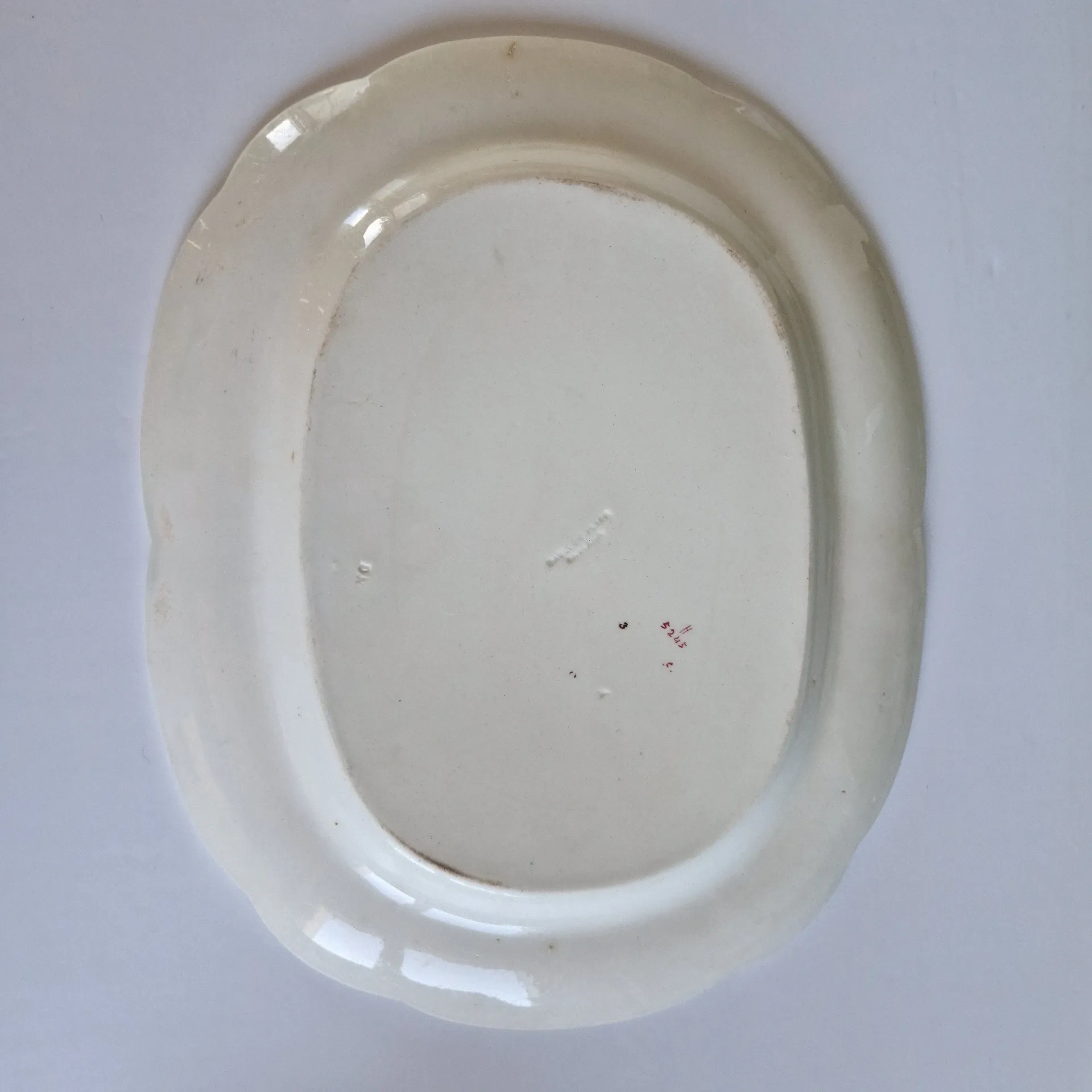 Large oval dish Cauldon Place England – Ironstone / English earthenware