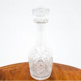 Crystal decanter with glasses, Poland, 1960s