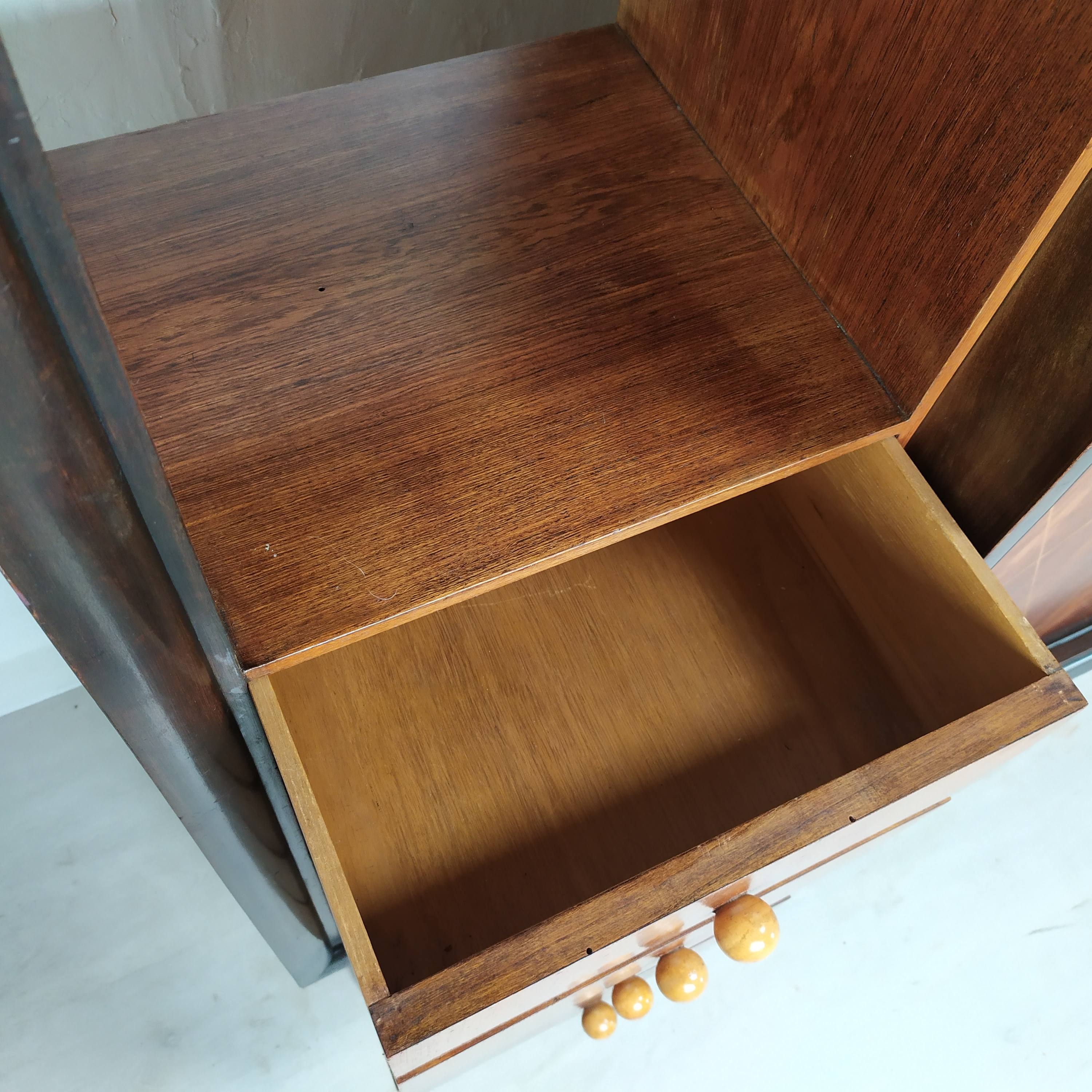 Art Deco library cabinet