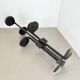 Large brutalist bronze candleholder by Manfred Bergmeister, Germany, 1970s