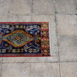Izmir oriental rug 120x60 cm with vintage handmade Anatolian patterns