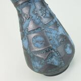 Carstens vase decor ankara blue gray metallic glaze no. 1218-29 1960s