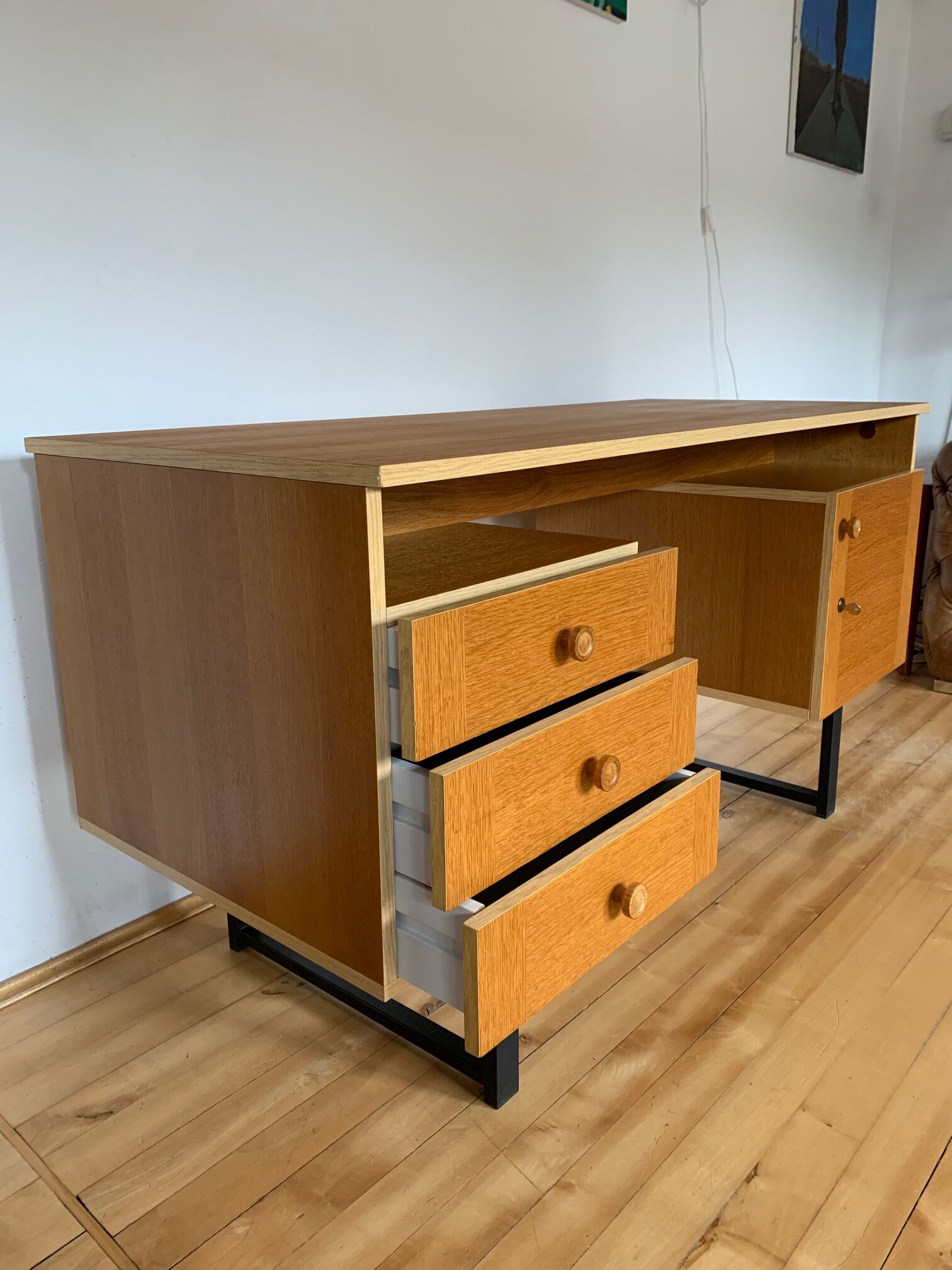 Royal Board double-sided desk, Sweden, 1970s