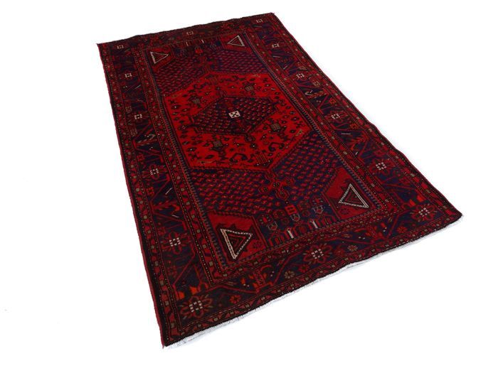 Persian carpet Hamadan 207x130 cm