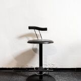 Sgabello Marlon da bar postmoderni di Bonaldo, Italia anni '80