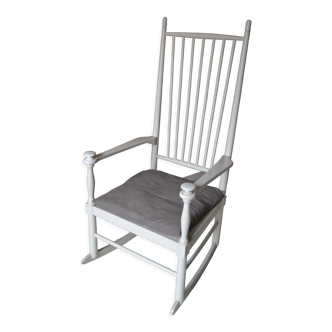 Rocking chair scandinave fauteuil à bascule Adolfosson Gemla années 60