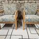 Paire de fauteuil chauffeuse 1970 vintage