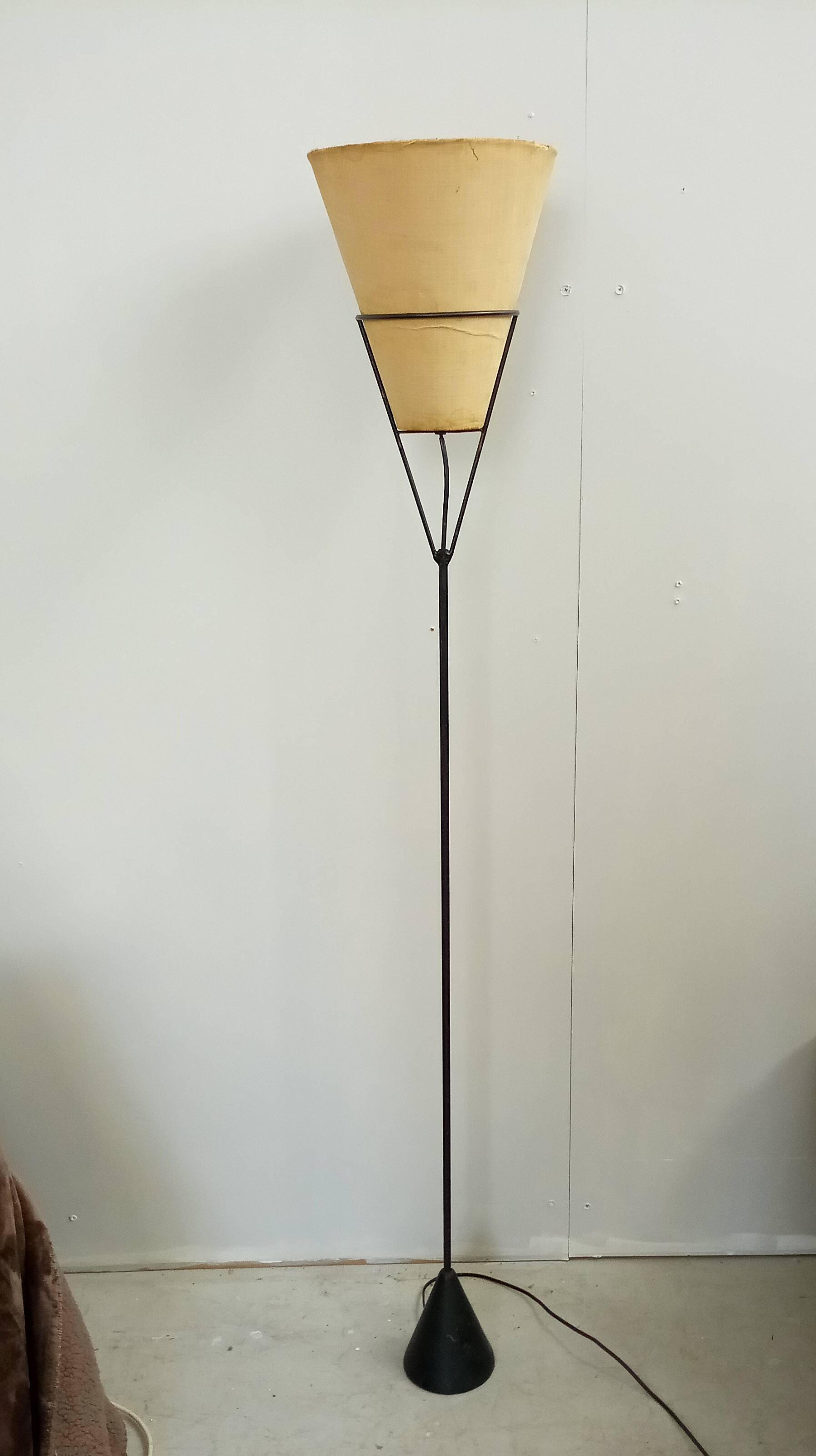 early Vice Versa floor lamp by Carl Auböck, Austria,  50s