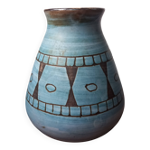 Vase vintage signé "Maunier Vallauris"