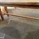 Ancien banc en chene rustique