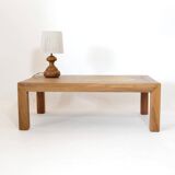 Bernard Buffat, coffee table with ceramic top, 1970s.