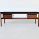 Arne Vodder desk in rosewood and leather Sibast Denmark 1960
