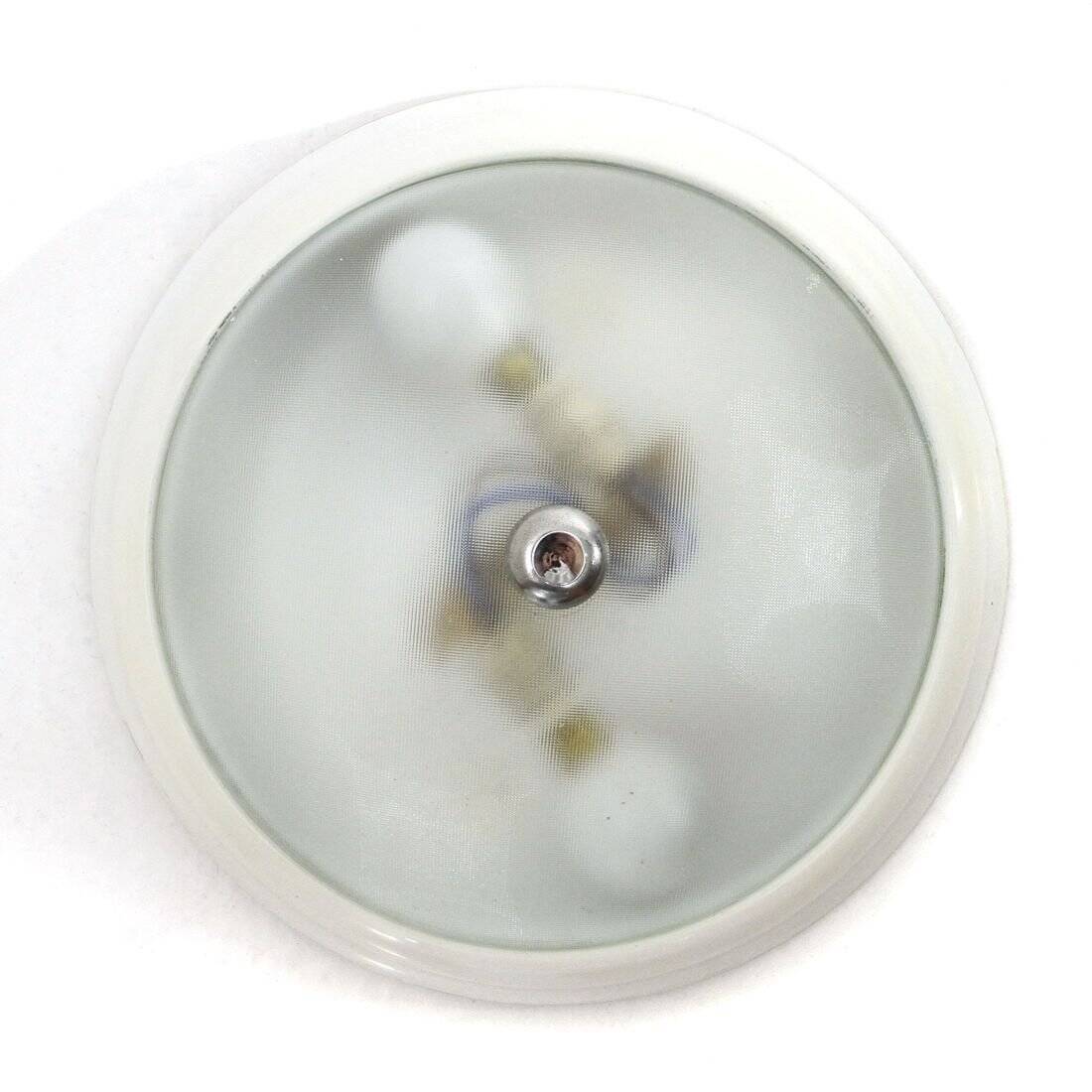 Moulded glass ceiling lamp, 1940s