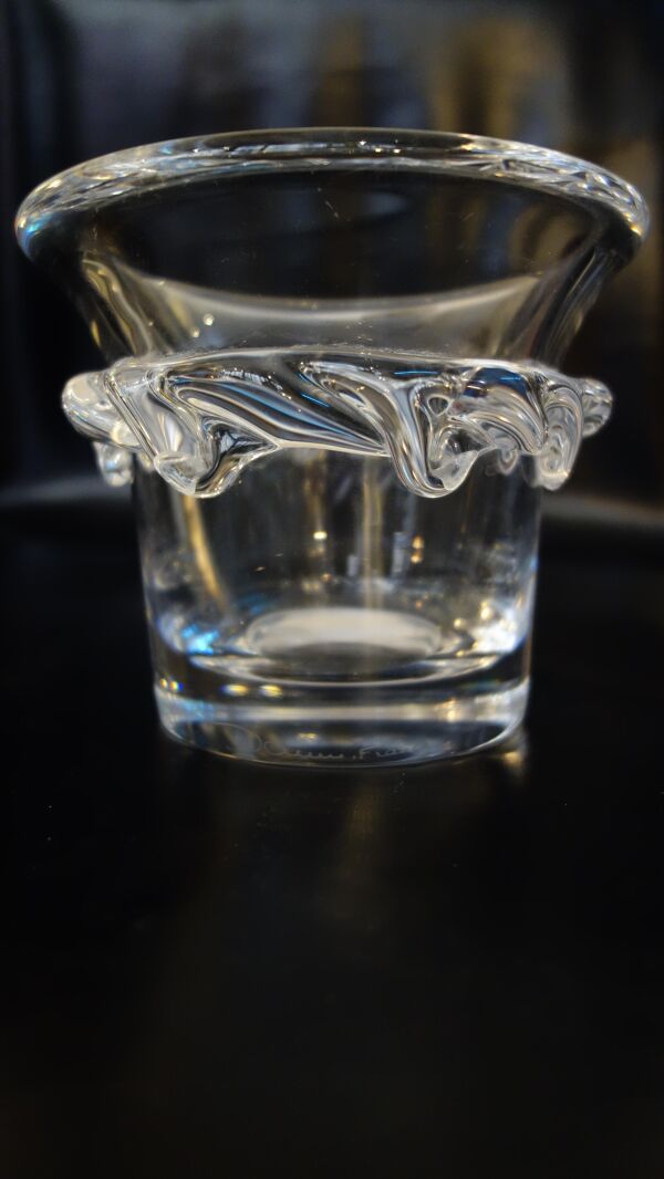 Vase en Cristal Daum France 1950