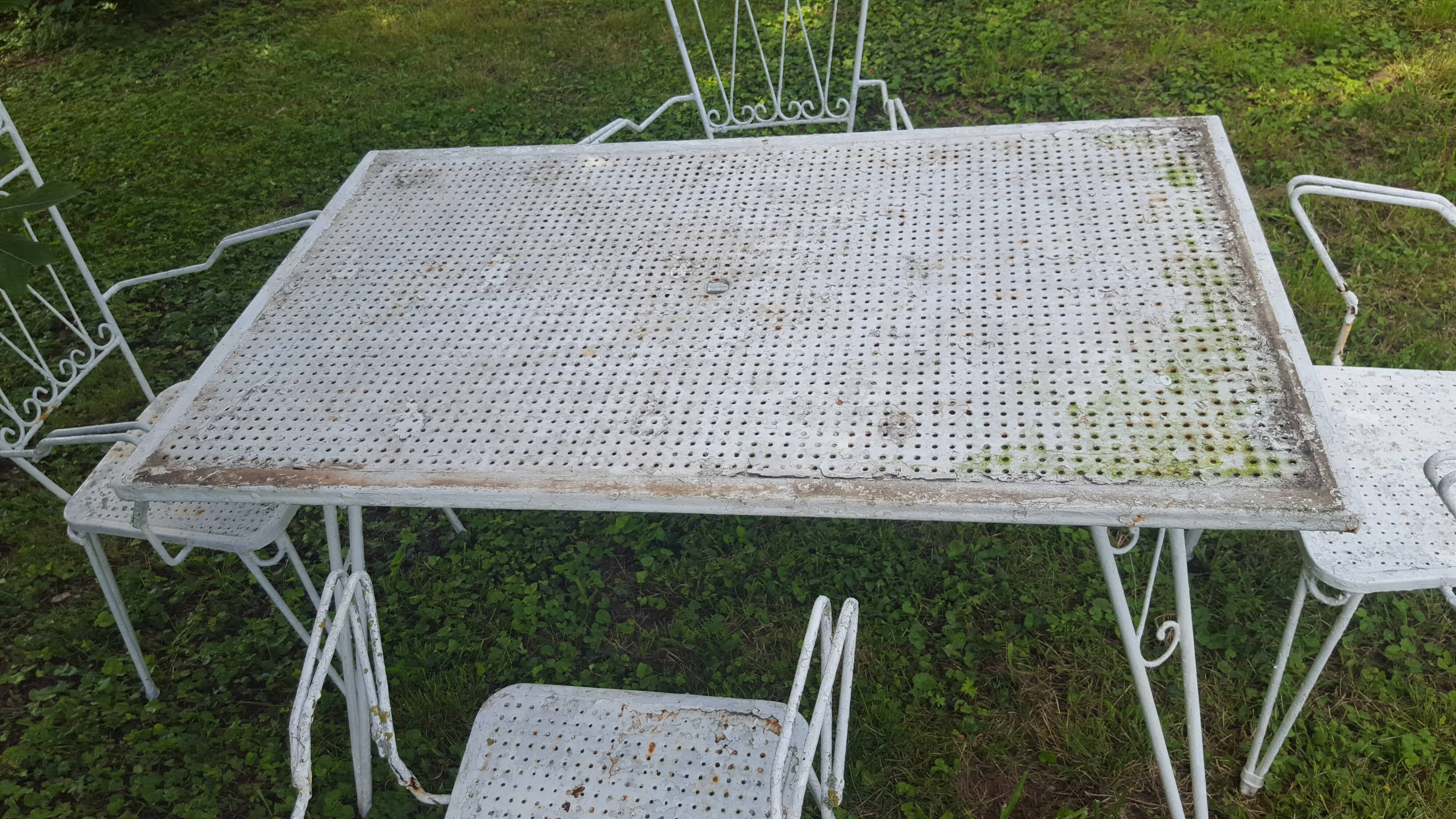 Wrought iron garden furniture 1940/50