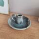 La Redoute x Selency ceramic candle holder 13 marbled