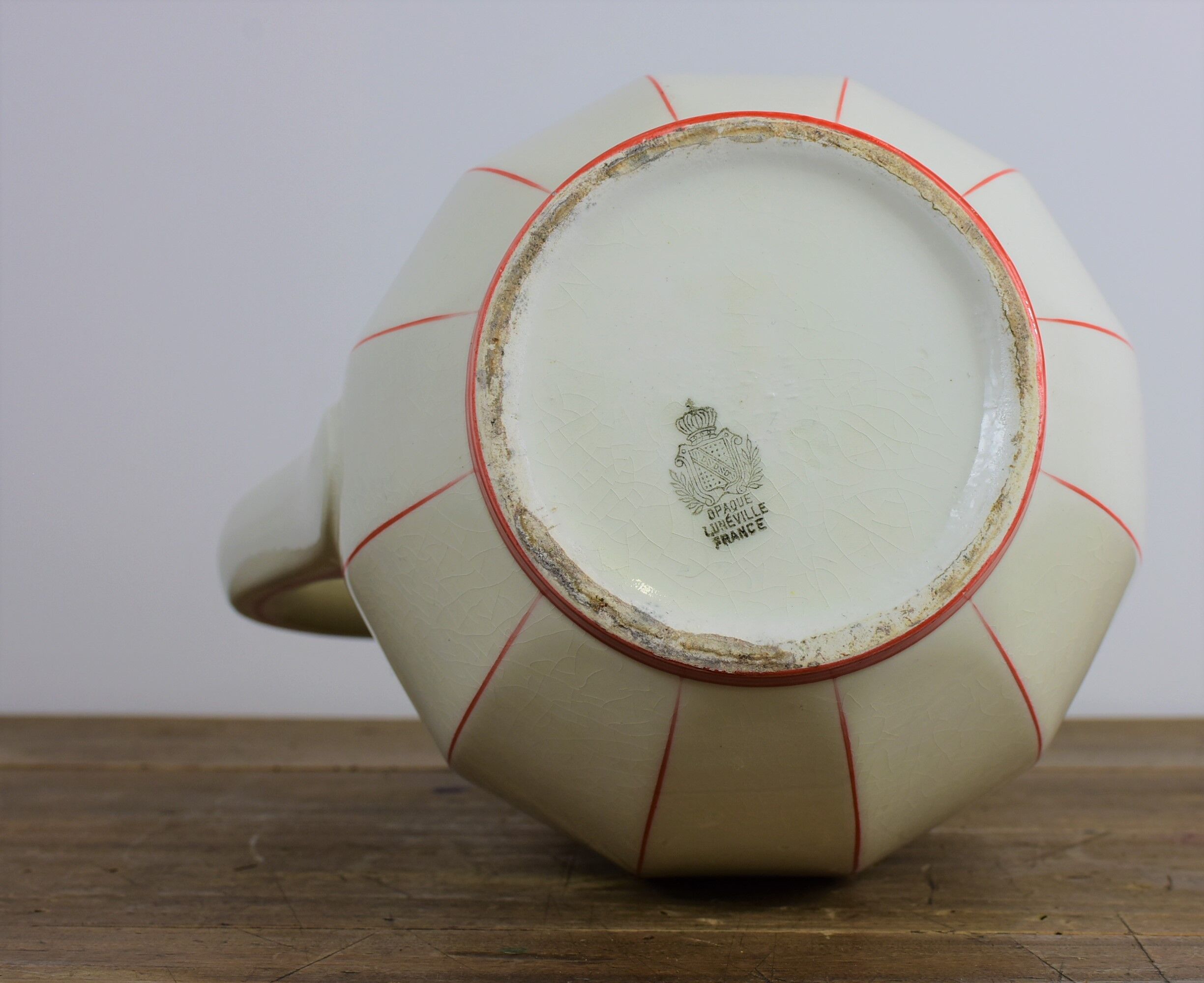 Old ceramic pitcher.
