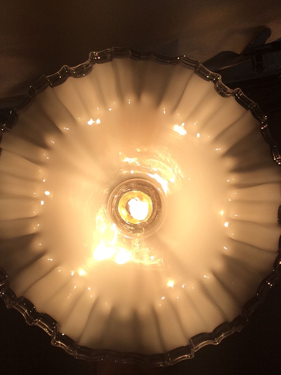 Hanging in opaline vintage