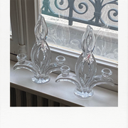 Pair of crystal chandeliers