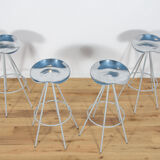 4 model jamaica bar stools by Pepe Cortés for Amat, 1990s, set of 4
