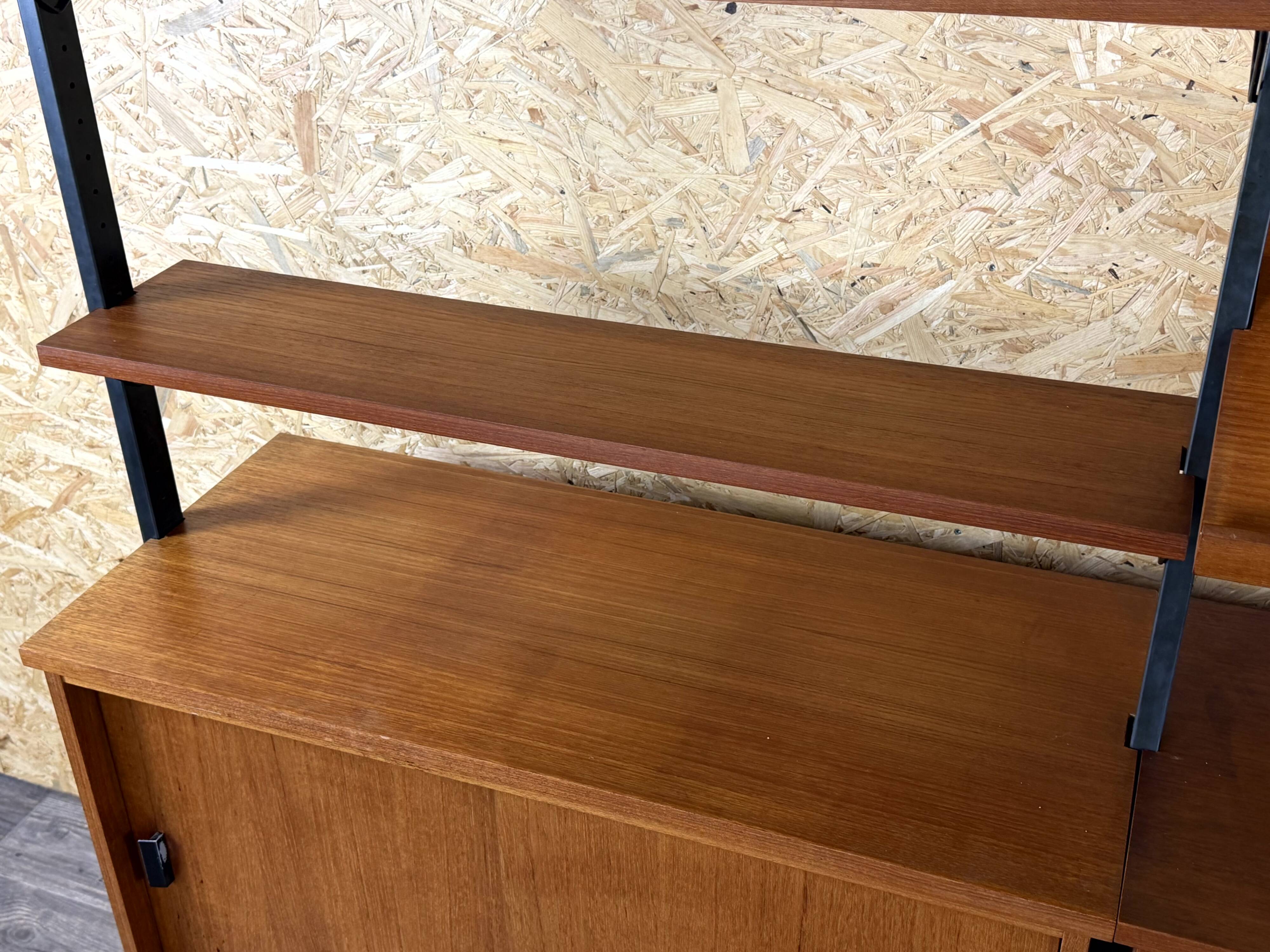 1960s 1970s Teak Wall Unit by Olof Pira Sweden Mid-Century Modern