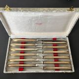 12 silver plated table knives