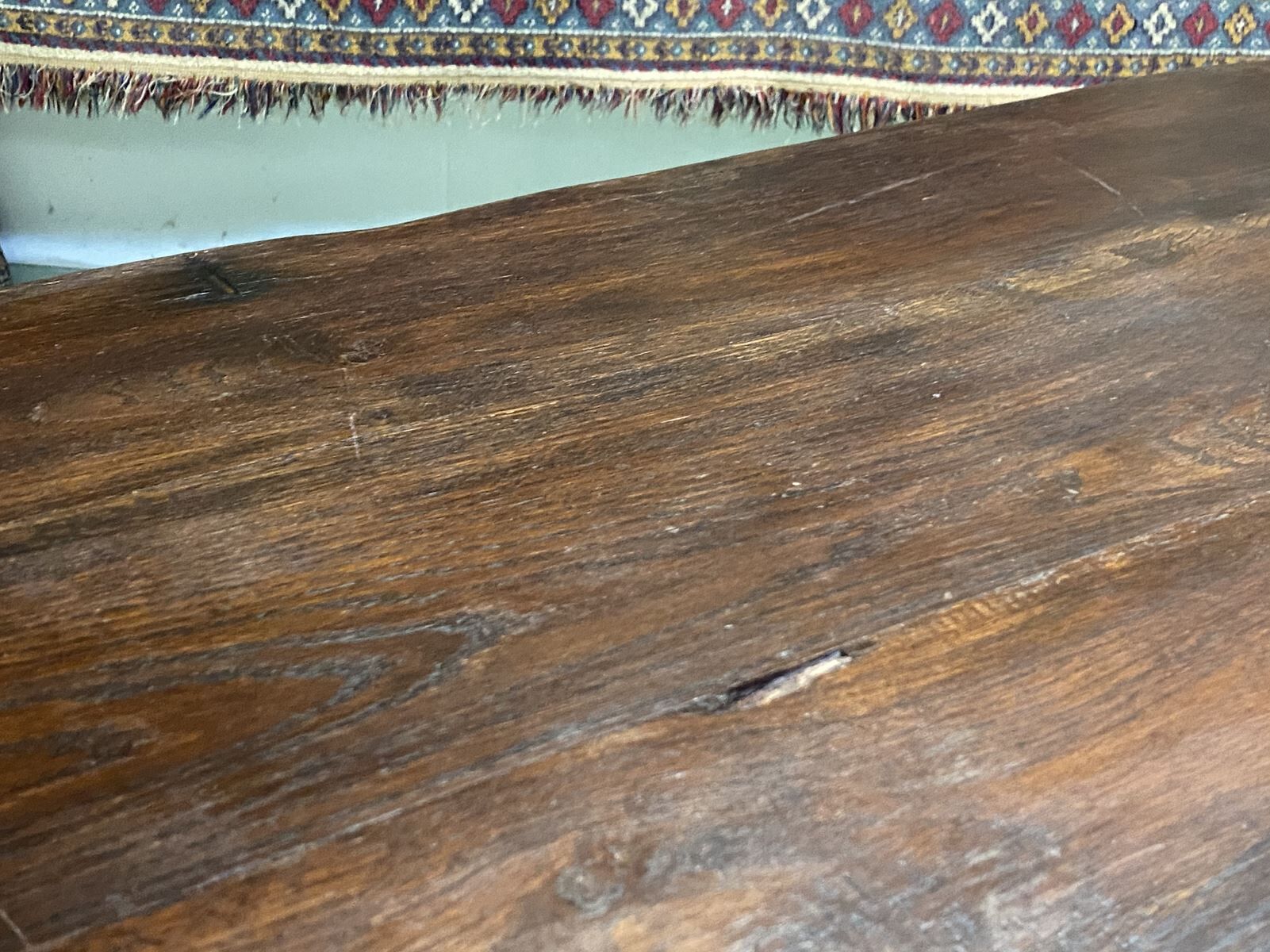 1930s oak monastery table