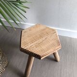 Raw wood tripod tripod