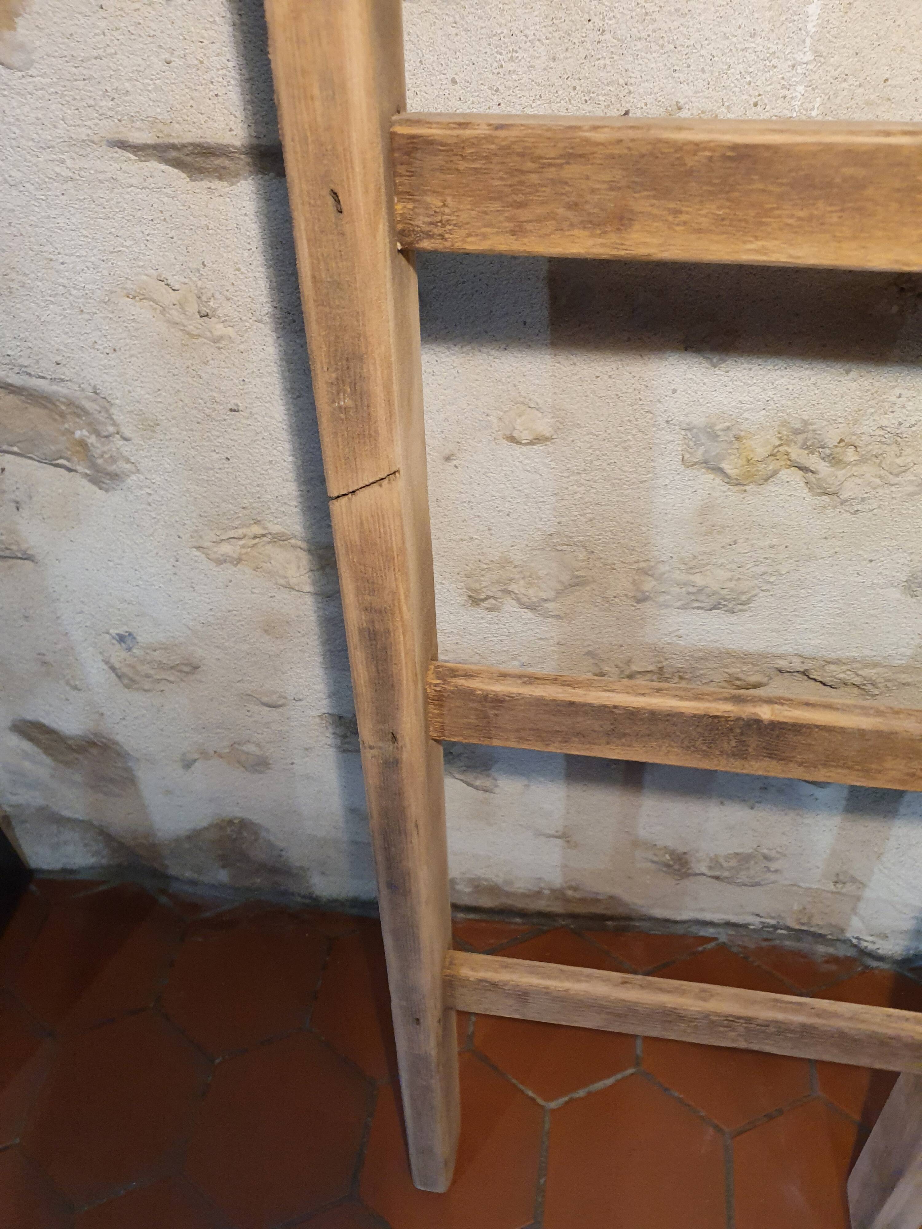 Wooden ladder