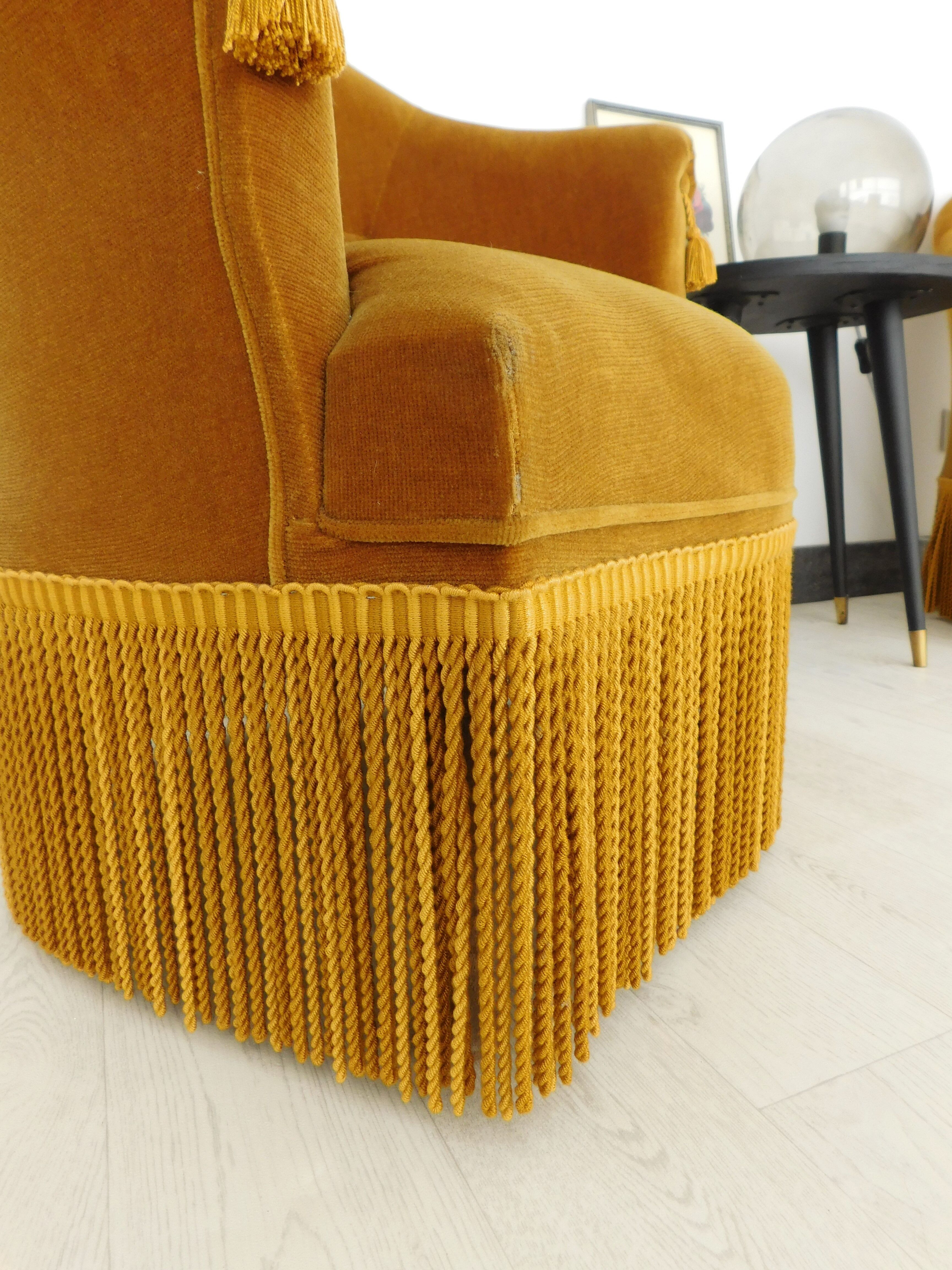 Vintage toad armchairs