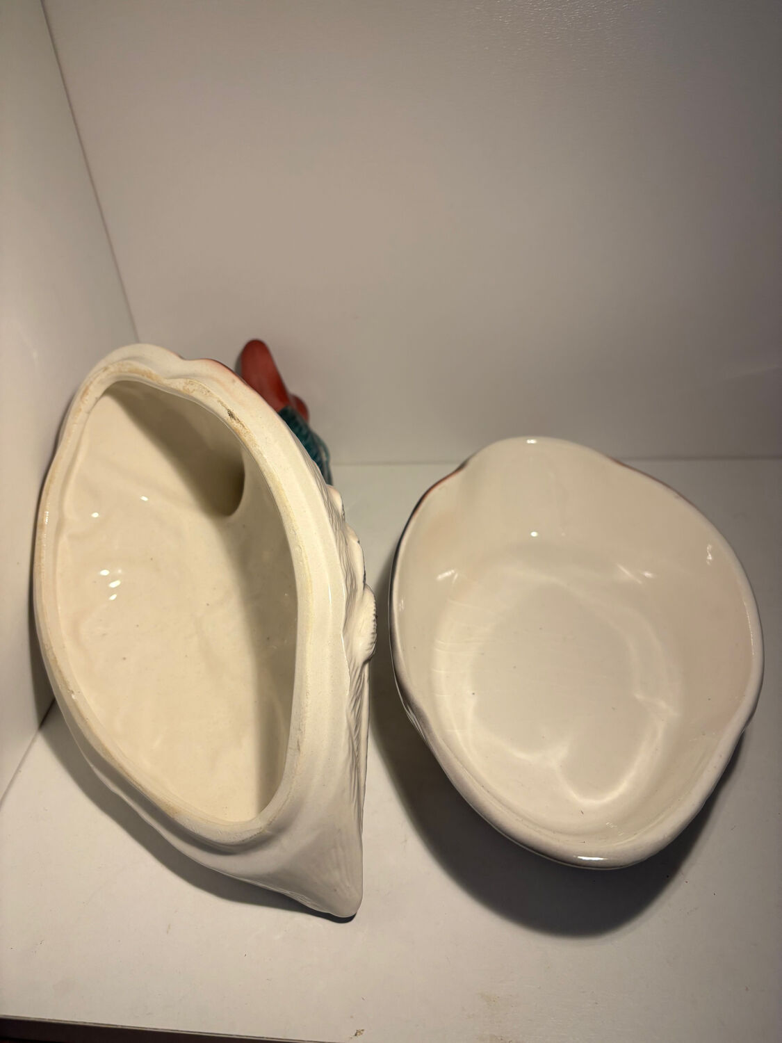 Zoomorphic terrine signed by Michel Caugant