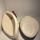 Zoomorphic terrine signed by Michel Caugant