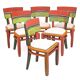 6 Art Deco chairs
