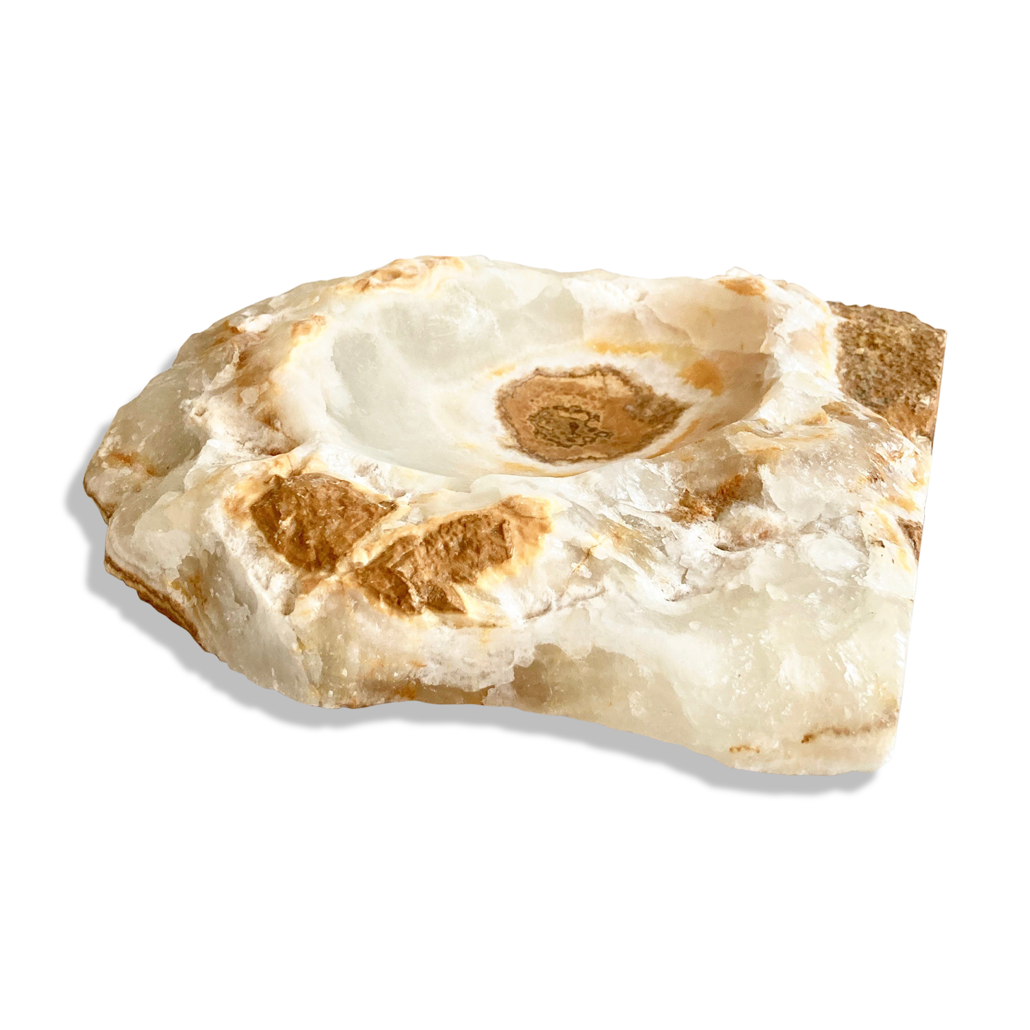 Xxl ashtray in alabaster